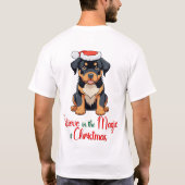Geloof in de magie van Kerstmis Schattige T-shirt (Achterkant)