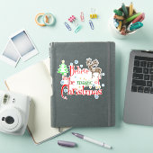 Geloof in de magie van Kerstmis Sticker (iPad Cover)