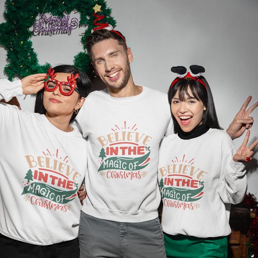 Geloof in de magie van kerstmis trui