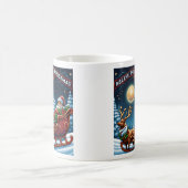 Geloof in de magie van kerstvakantie koffiemok (Center)