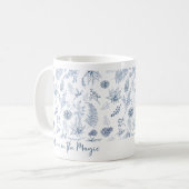 Geloof in de magische botanische koffie Mok (Voorkant links)