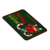 Geloof in de magische feestdagen van rode groene s magneet (Rechterzijde)