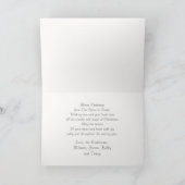 Geloof in de magische kerstfotokaart feestdagen kaart (Binnen)