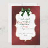 Geloof in de magische kerstfotokaart feestdagenkaart (Achterkant)