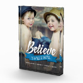 Geloof in de magische kerstfoto's fotoblokken (Rechts)