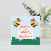 Geloof in de magische kerstkaart (Staand voorkant)