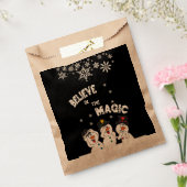 Geloof in de magische sneeuwpoppen bedankzakje (Gezegeld)