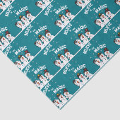 Geloof in de magische sneeuwpoppen tissuepapier (Detail)