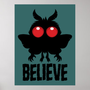 Geloof in de mysterieuze Mothman Poster