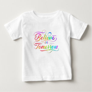 Geloof in de regenboogtypografie