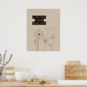 Geloof in de schurfschildluis poster (Keuken)