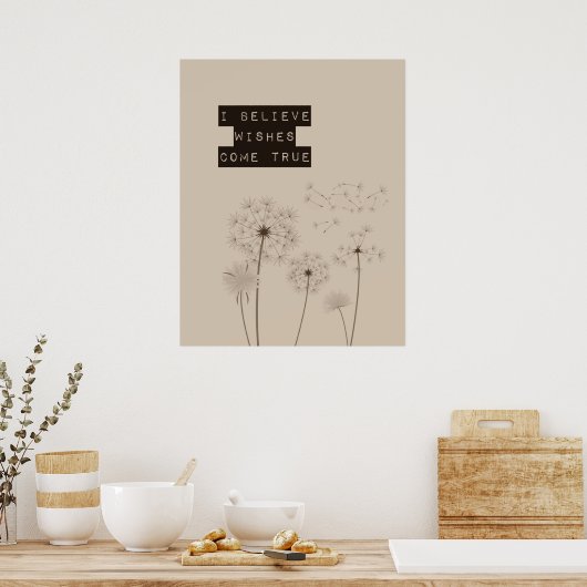 Geloof in de schurfschildluis poster (Keuken)