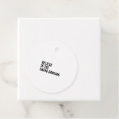 Geloof in de swing dansen bedankjes labels (In situ)