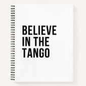 Geloof in de Tango Notitieboek (Voorkant)