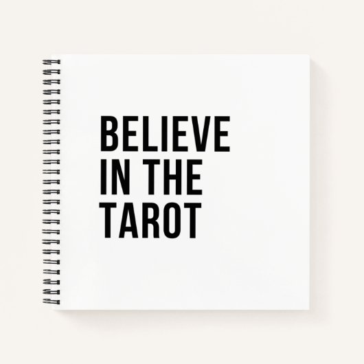 Geloof in de Tarot Notitieboek (Voorkant)
