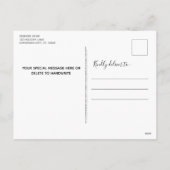 Geloof in de toverstaf van de kerstfoto feestdagenkaart (Achterkant)