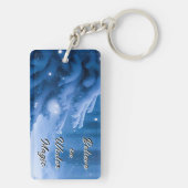 Geloof in de wintermagie - Rendieren Sleutelhanger (achterkant)