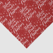 Geloof in de Wonder van kerstcadeau Red Tissuepapier (Detail)