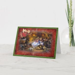 Geloof in de wonderen van Kerstmis Groet Feestdagen Kaart