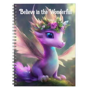 Geloof in de Wonderful - Paarse Fairy Dragon Notitieboek