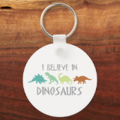Geloof in Dinosaurs Sleutelhanger (Voorkant)