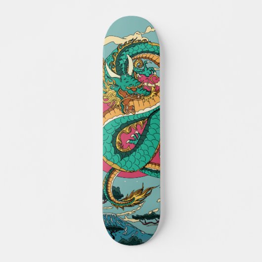 Geloof in draken persoonlijk skateboard (Voorkant)
