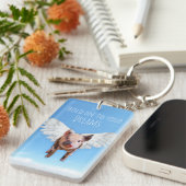 Geloof in dromen Funny Pigs kan vliegen Sleutelhanger (Voorkant Rechts)