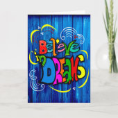 Geloof in dromen kaart (Voorkant)