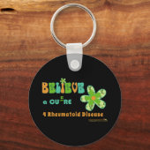 Geloof in een CURE-bericht Sleutelhanger (Voorkant)