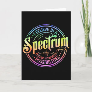 Geloof in een spectrum van mogelijkheden Funny Aut Kaart