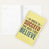 Geloof in een succesvolle planner (Display)