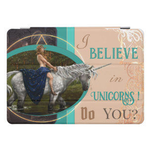 Geloof in eenhoorn fantasy art iPad pro cover