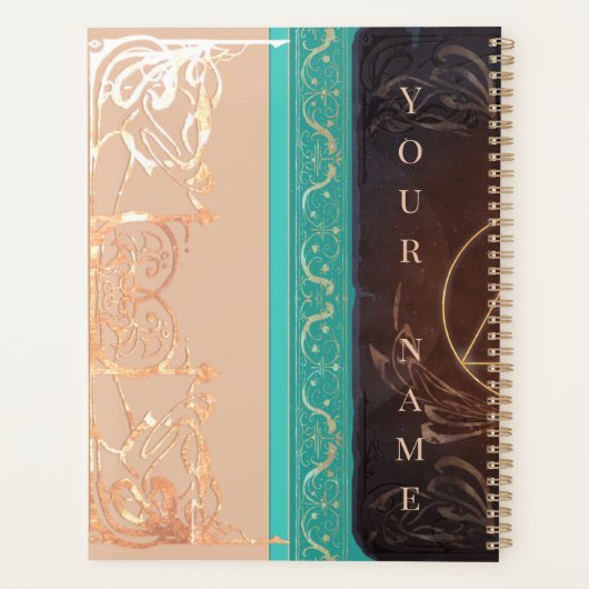 Geloof in eenhoorn fantasy art planner (Achterkant)