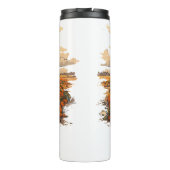 Geloof in elk seizoen kruis thermosbeker (Achterkant)