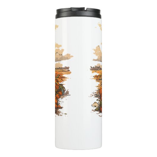 Geloof in elk seizoen kruis thermosbeker (Achterkant)