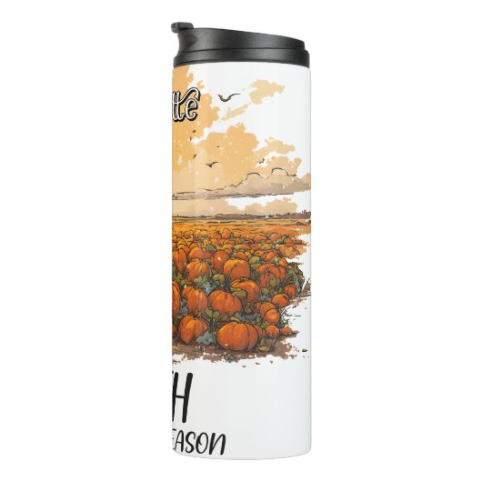 Geloof in elk seizoen kruis thermosbeker (Geroteerd rechts)