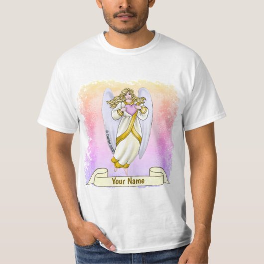 Geloof in engelen T-shirt (Voorkant)