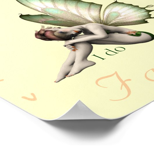 Geloof in Fairies Print (Hoek)