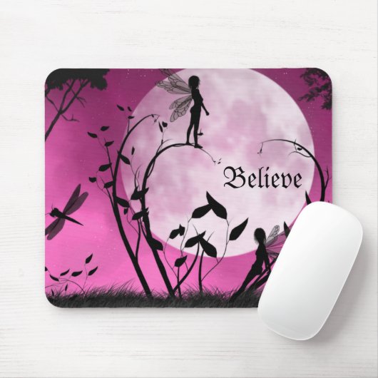 Geloof in feeën Mousepad Muismat (Met muis)