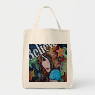 Geloof in feeën tote bag