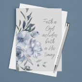 Geloof in God aangepaste tekst Kaart