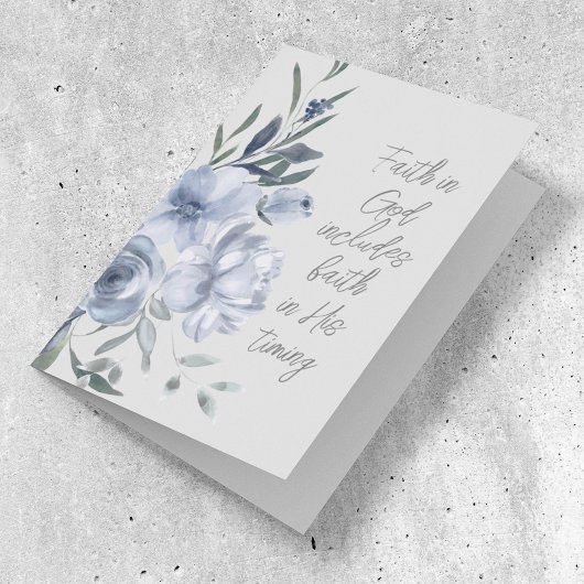 Geloof in God aangepaste tekst Kaart