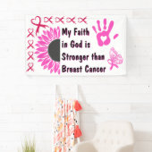 geloof in god borstkanker overlevende banner ideeë (Insitu)