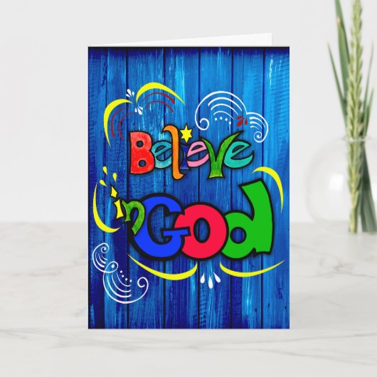 Geloof in God Kaart (Voorkant)