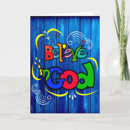 Geloof in God Kaart