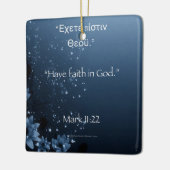 Geloof in God Marcus 11:22 Keramisch Ornament (Links)