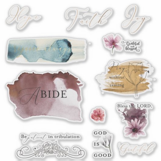 Geloof in God Stickers (Voorkant)