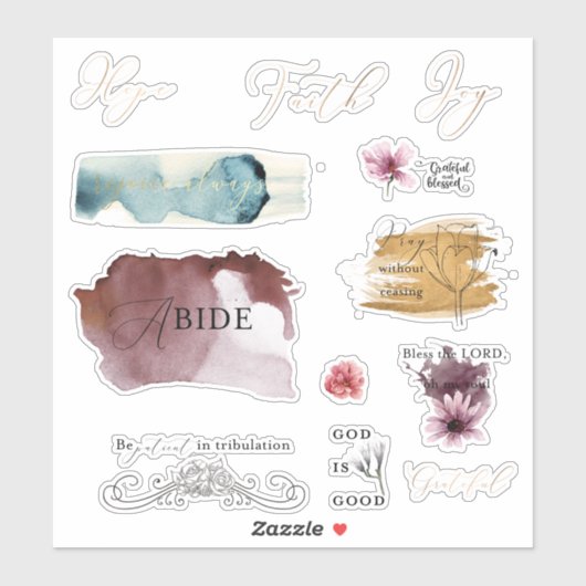 Geloof in God Stickers (Vel)