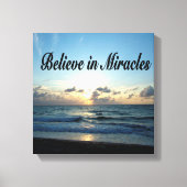 GELOOF IN GOD'S MIRACLES CANVAS AFDRUK (Voorkant)