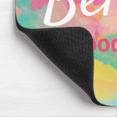 Geloof in goede dingen citeert Abstracte Waterverf Muismat (Hoek)